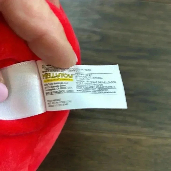 Squishmallows 8” Baiden the Red Dragon -Official Kellytoy NWT - Picture 9 of 12